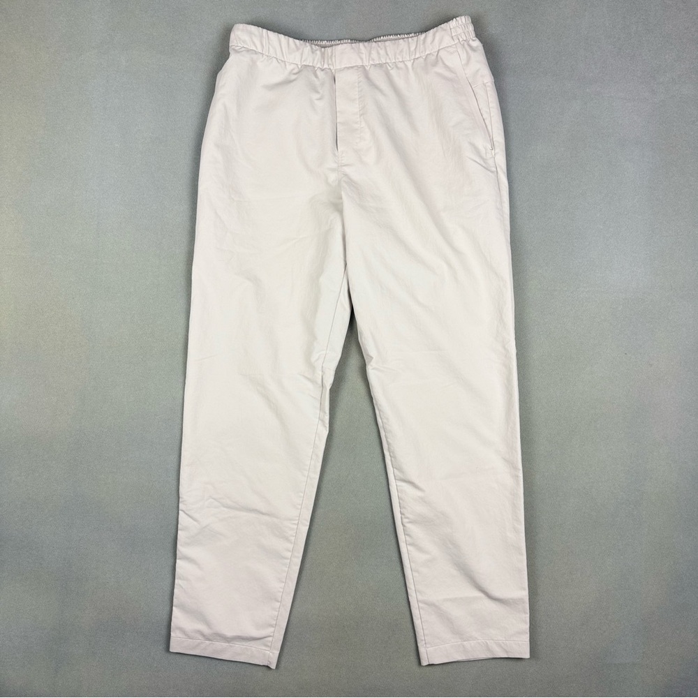 Lululemon New Venture Trouser *Pique Fabric Natural Ivory Size Large